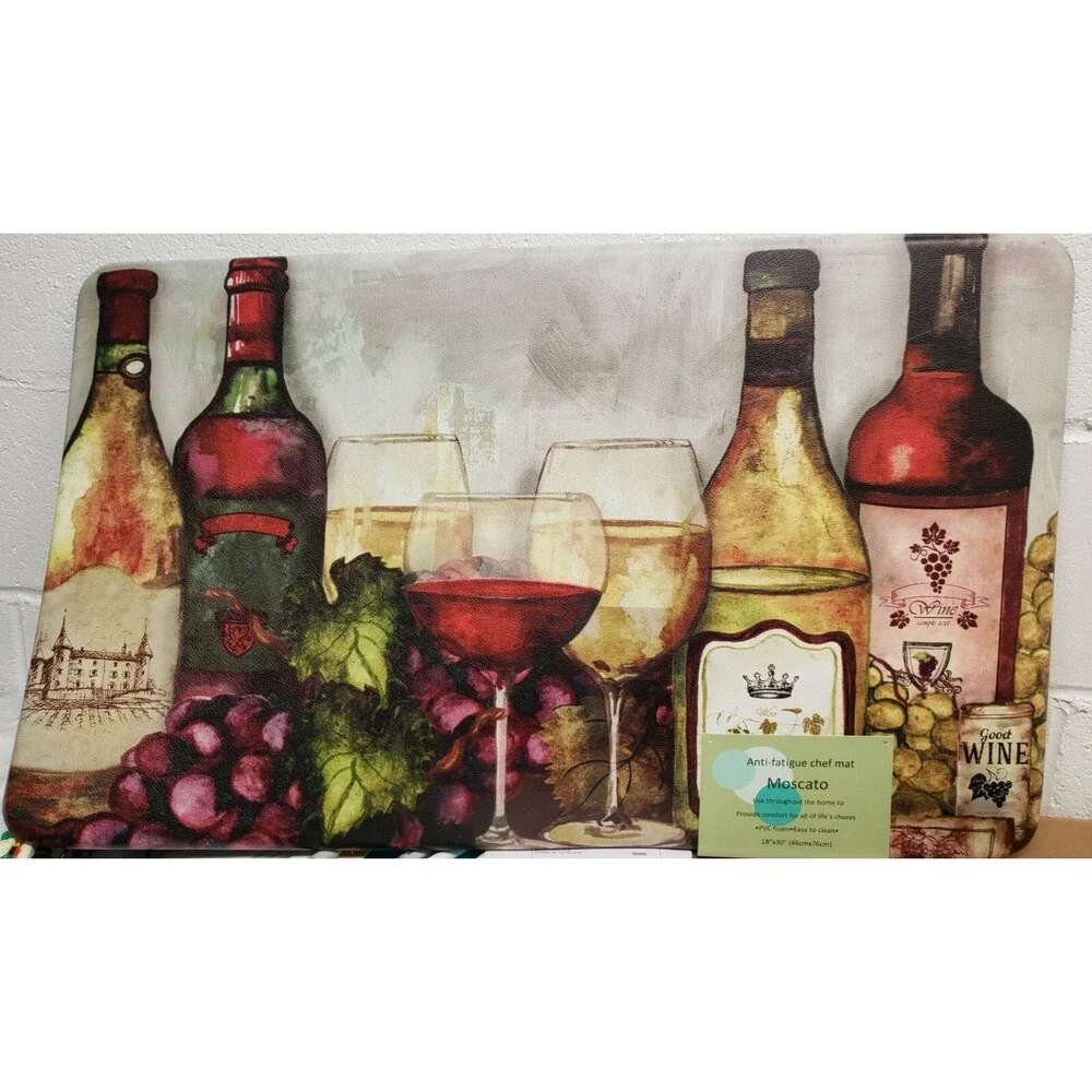 Anti-Fatigue Printed PVC Kitchen Floor Mat (18